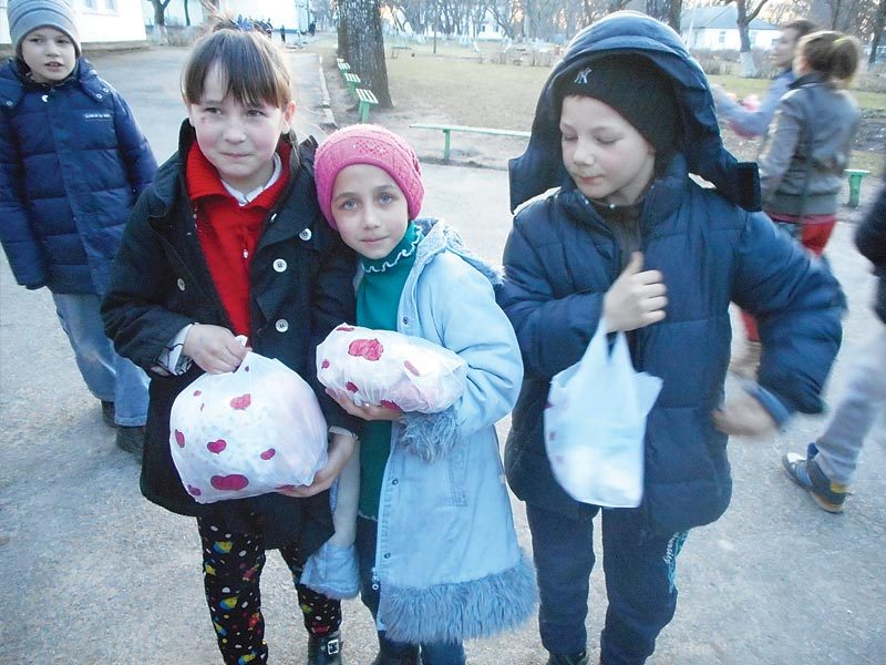 Children at the Rescue Shelter