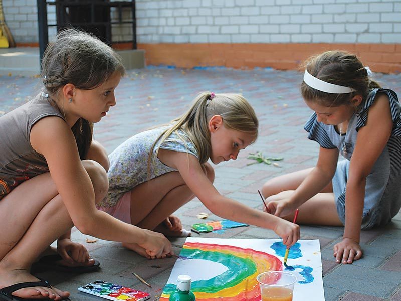 Fun at summer camp